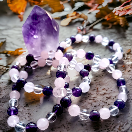 Bracelet spirituel fait main - harmonie et amour