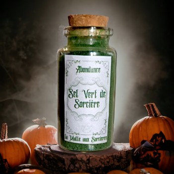 Sel vert rituel pour abondance et réussite