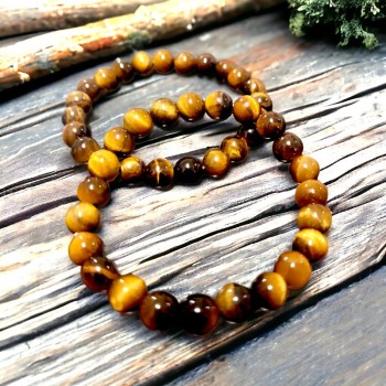 Bracelet œil de tigre - bracelet en pierre - Bracelet lithothérapie 2