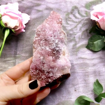 Pierre du cœur - cobaltocalcite naturelle - chakra cœur et tendresse 2