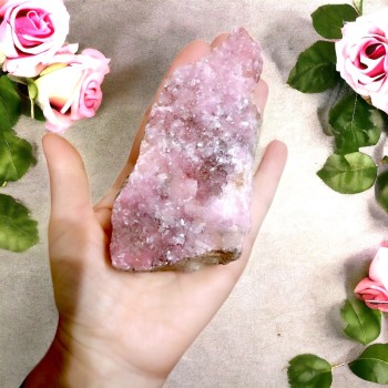 Pierre du cœur - cobaltocalcite naturelle - chakra cœur et tendresse