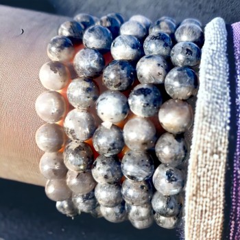 Bracelet en pierre de Larvikite - Bracelet de protection 2