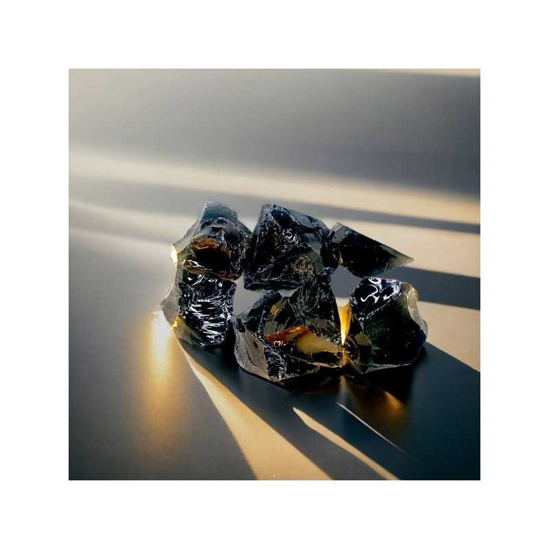 Obsidienne noire - Pierre brute - pierre qui favorise la protection