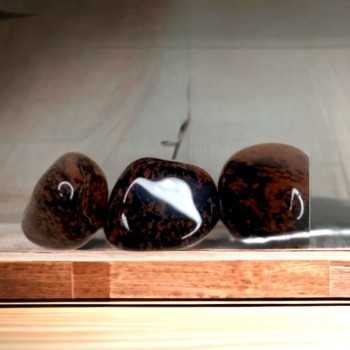 Obsidienne Acajou - Pierre roulée de protection - Lithothérapie en ligne