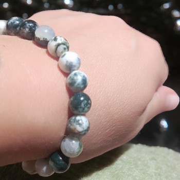 Bracelet en pierre d'Agate Arbre - Lithothérapie