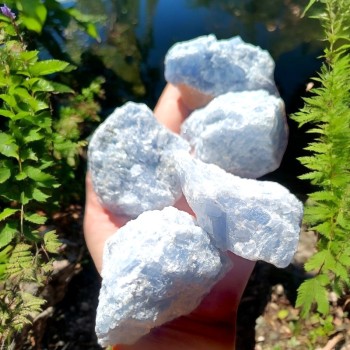 Calcite bleue - Pierre brute - Lithothérapie 2