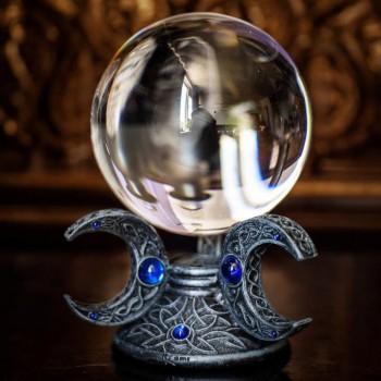 Support de boule de cristal - Triple Lune -Nemesis Now - Cristallomancie
