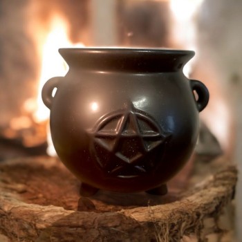 Brûleur à fondants - Chaudron Pentacle | Boutique ésotérique 2