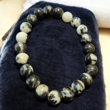Bracelet Jaspe zèbre - 8 mm | Lithothérapie | la Malle Aux Sorcières 2