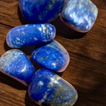 Lapis lazuli - Pierre roulée - Lithothérapie - La Malle Aux Sorcières 2