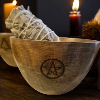 Bol de Fumigation - Bol de purification - Pentacle - Encensoir