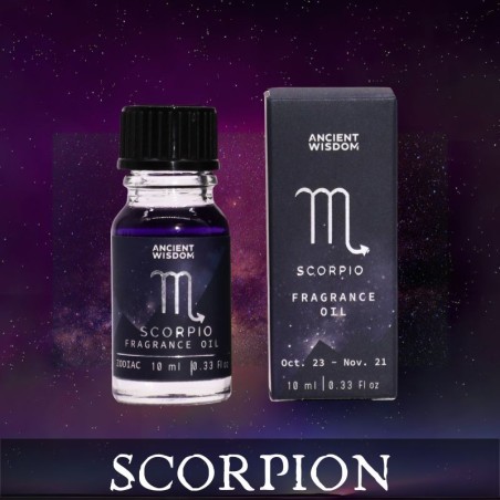 Huile Parfumée Zodiaque - Scorpion - Boutique ésotérique en ligne - La Malle Aux Sorcières