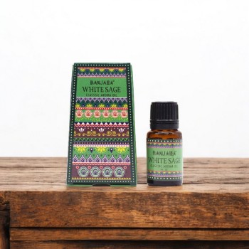 Huile parfumée Sauge blanche - Protection et Purification - Boutique ésotérique en ligne - La Malle Aux Sorcières