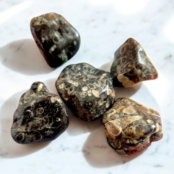 Agate Turitelle - Pierre roulée - propriétés spirituelles Agate Turitelle - Lithothérapie en ligne