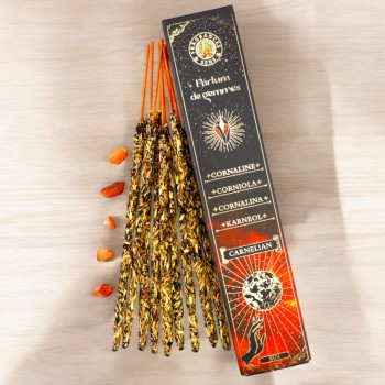 Encens Bâtonnets & Pierres Parfum de Gemmes - Cornaline
