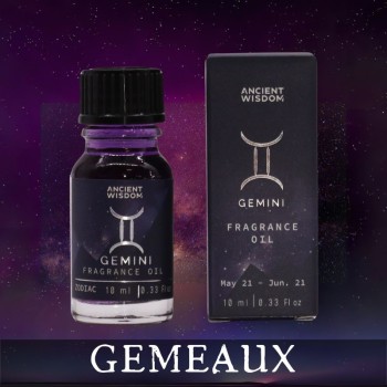 Huile Parfumée Zodiaque - Gémeaux - Boutique ésotérique en ligne - La Malle Aux Sorcières
