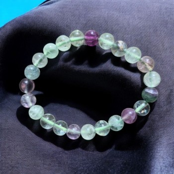 Bracelet en Fluorite - Bijoux en pierre naturelle - Lithothérapie en ligne 2