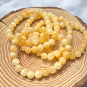 bracelet Calcite Orange - Bracelet en pierre - Lithothérapie en ligne 2