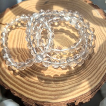 Bracelet en Cristal de roche - Bracelet en pierre naturelle - Lithothérapie en ligne 2
