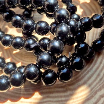 Bracelet en Obsidienne noire - Bracelet de protection - Bracelet de lithothérapie - Lithothérapie en ligne 2