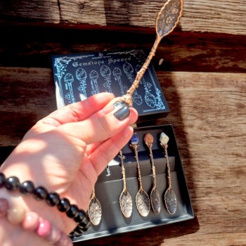 Set de 7 cuillères de Sorcière | Boutique ésotérique | La Malle Aux Sorcières