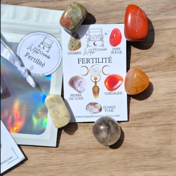 Kit Lithothérapie - Pierres de fertilité - Lithothérapie conception, - Lithothérapie en ligne 2