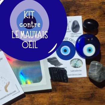 Kit de Lithothérapie - Pierres contre le mauvais œil - Pierres de protection - Lithothérapie en ligne