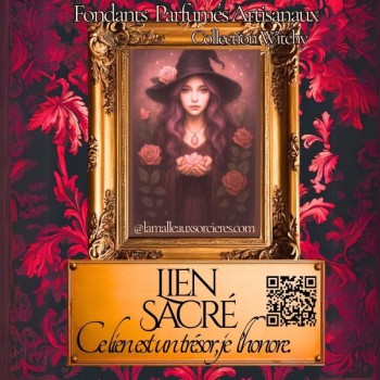 Fondants parfumés Amour - Fondants parfumés Lien Sacré -Fondants parfumés de sorcière