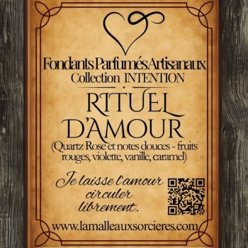 Fondants parfumés Amour- Fondants parfumés de rituel - Fondants parfumés de sorcière