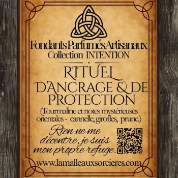 Fondants parfumés Ancrage et protection - Fondants parfumés de rituel - Fondants parfumés de sorcière
