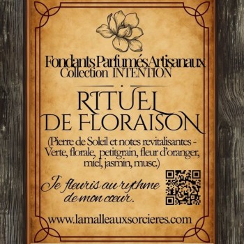 Fondants d'intention Rituel de Floraison - Fondants de sorcière - Fondants de rituels