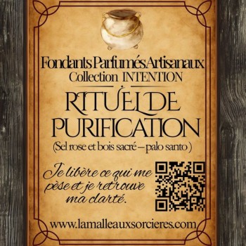 Fondant Rituel de Purification au palo santo et sel d’Himalaya – nettoyage énergétique et paix intérieure