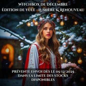 witchbox décembre yule – coffret ésotérique hiver - La Malle Aux Sorcières