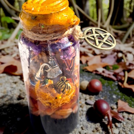 spell - jar d'automne et de Samhain