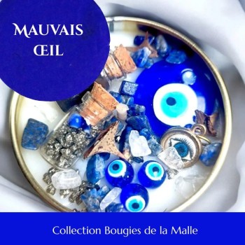 Bougie Mauvais Œil de la collection Rituel et Intention - Boutique ésotérique