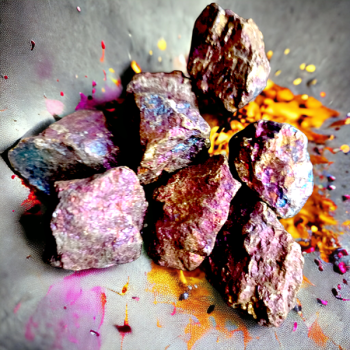 Chalcopyrite brute 5 cm - pierre multicolore d’éveil spirituel