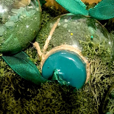 Witchball de Sel Vert - Abondance de la vie | Boutique ésotérique | La Malle Aux Sorcières