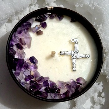 Bougie parfumée d'intention Sabbat Imbolc