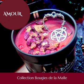 Bougie Gothic Love rituelle – bougie d’intention amour et amour de soi - La Malle aux Sorcières