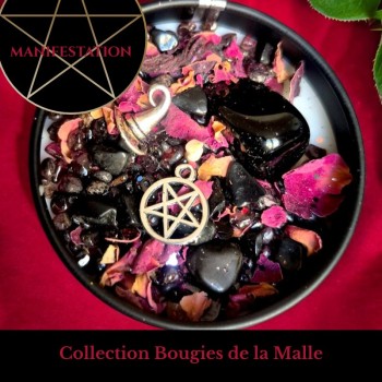 Bougie de manifestation et d'ancrage - Rituel