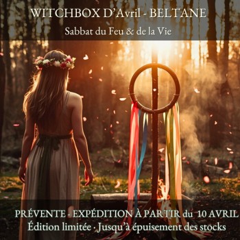 WitchBox Beltane rituel feu vivant sabbat de Beltane