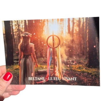 carte rituelle beltane feu vivant