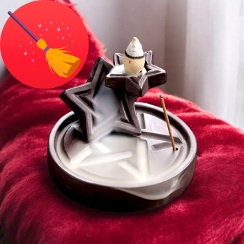 Fontaine à encens - Pentacle | Boutique ésotérique | La Malle Aux Sorcières