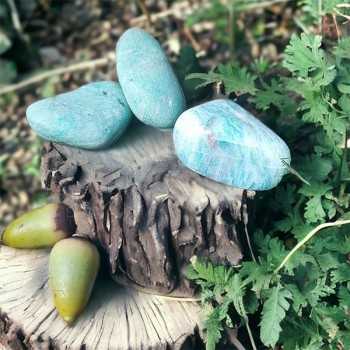 Amazonite - Pierre roulée - Lithothérapie en ligne
