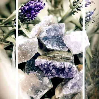 Druse d’améthyste naturelle – Pierre de spiritualité et d’intuition 2