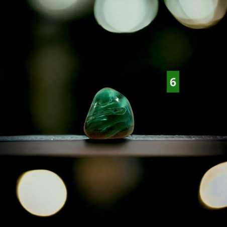 Malachite - Pierre roulée |  Lithothérapie | La Malle aux Sorcières