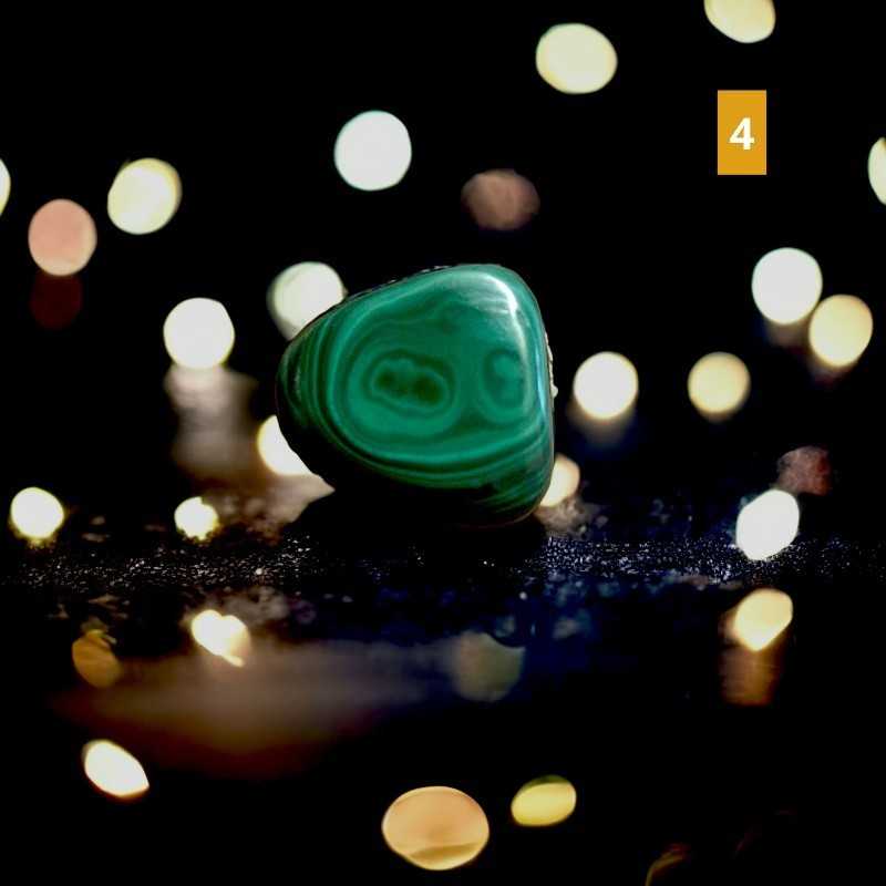 Malachite - Pierre roulée |  Lithothérapie | La Malle aux Sorcières