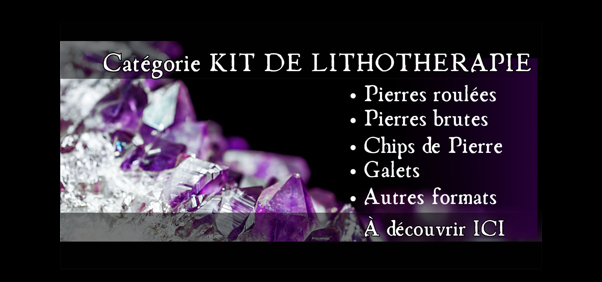 Kit de lithothérapie : box Ma Litho, pochons d’intention, coffrets découverte – La Malle aux Sorcières