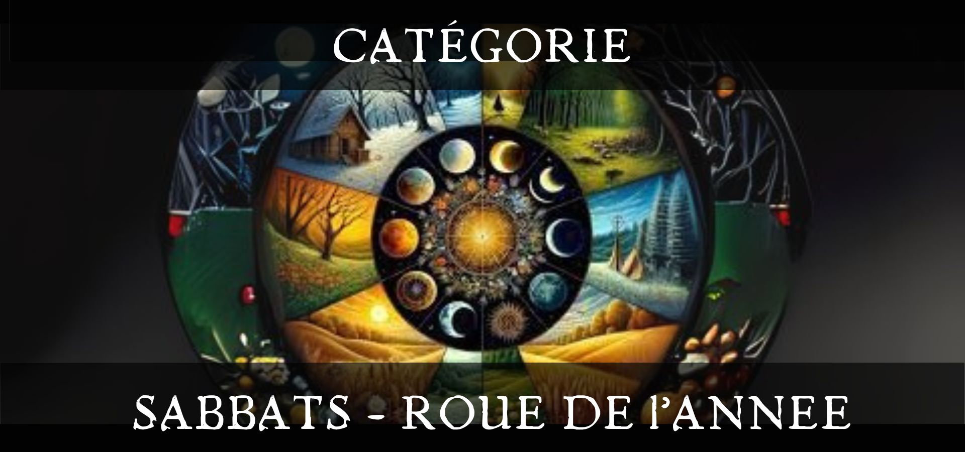 Boutique ésotérique et spirituelle en ligne - Roue de l'année - Sabbats