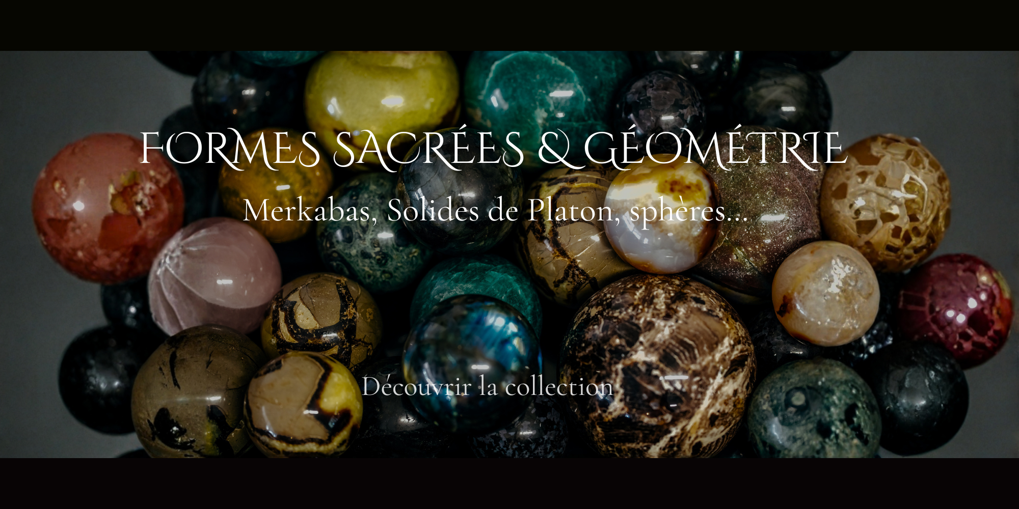 Lithothérapie en ligne - formes géométriques